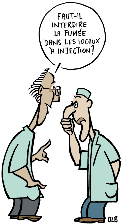 Fumée et injection