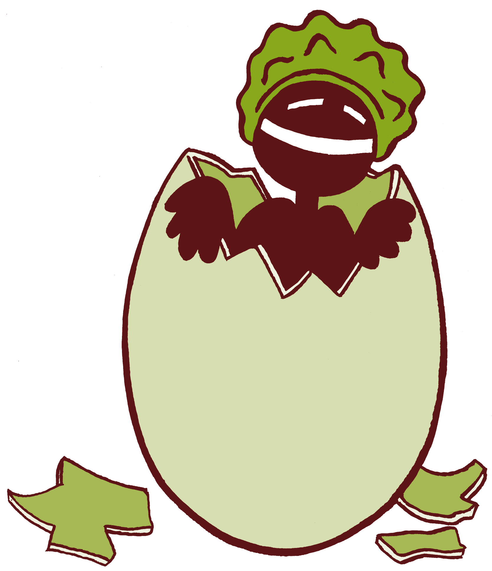 Bébé dans l'oeuf